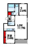 アルカディア須恵中央の間取り画像