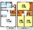 クレスト青山の間取り画像