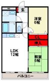 ベルビュ21の間取り画像