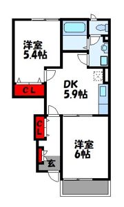ネクサスA棟の間取り画像