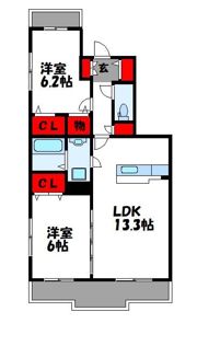 パークコート博多の森の間取り画像
