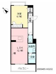 フローラ大濠の間取り画像