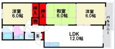 シティハイツ萩尾の間取り画像