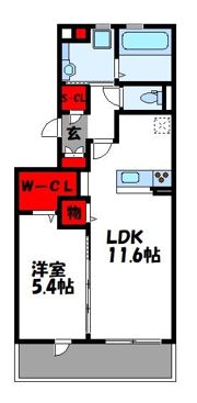 カレントIIの間取り画像