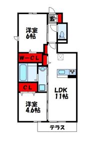 La famille A棟の間取り画像