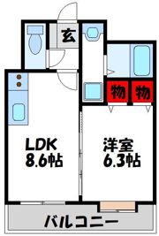 自由ヶ丘ヒルズ桜の間取り画像