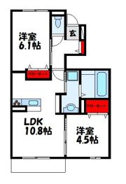 D-room彩雲の間取り画像