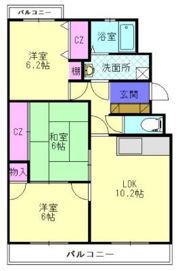 アビタシオン天拝の間取り画像