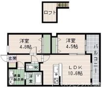 ソラーレ城南の間取り画像