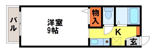 オークヒルズ二日市の間取り画像