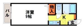 オークヒルズ二日市の間取り画像