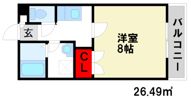 バンベール五条の間取り画像