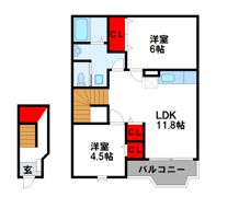 ジュネスグランツAの間取り画像
