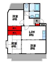 サンハイツKUDOの間取り画像