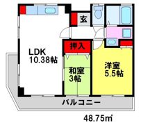 コーポ大村の間取り画像