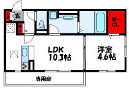 D-room香住ケ丘の間取り画像
