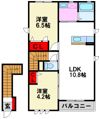 シャーメゾン御所ノ内の間取り画像