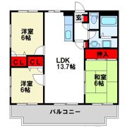 アネックスけやき通りの間取り画像