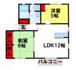 アベニュー栗木の間取り画像