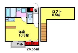 ウィンクルム筑紫野Katzeの間取り画像