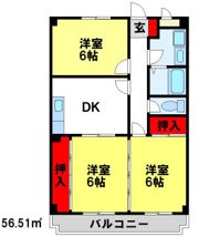 シャトーレ都府楼の間取り画像
