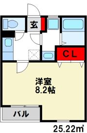 リブレア朱雀IIの間取り画像