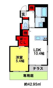 セントポーリアの間取り画像