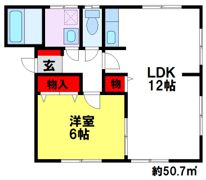 長谷アパートの間取り画像
