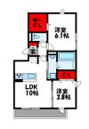 グリーンヒルの間取り画像
