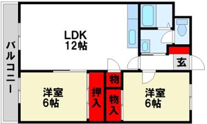 パールシャトーの間取り画像