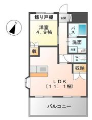 クレストール絆の間取り画像