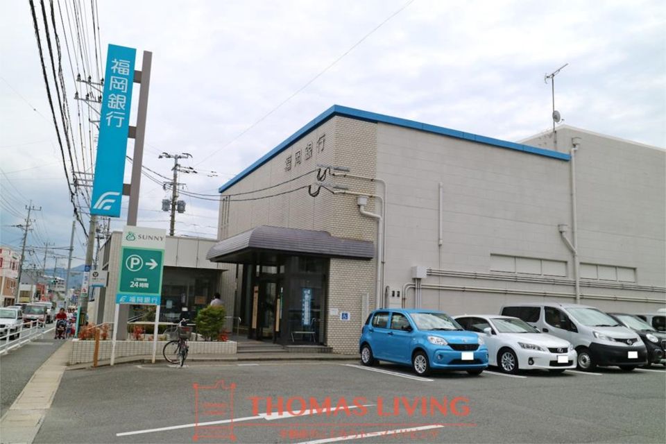 近くの福岡銀行粕屋支店まで741m(徒歩10分)