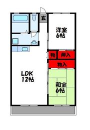 大産篠栗マンションの間取り画像
