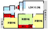 アビタシオン天拝の間取り画像