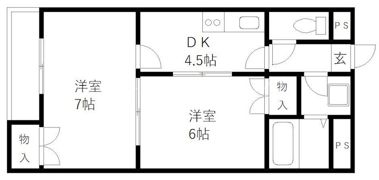 クレッシェンド笹丘の間取り画像