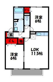 ラサーラグランデ B棟の間取り画像