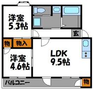 エリーナ千早の間取り画像