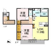 コンフォールの間取り画像