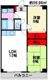 朱雀大路21の間取り画像
