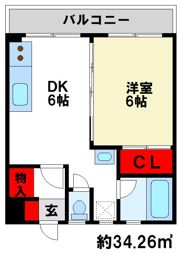 二日市ビルの間取り画像
