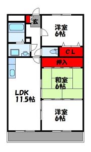 コムフォートシティの間取り画像