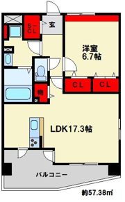 エルヴィータの間取り画像