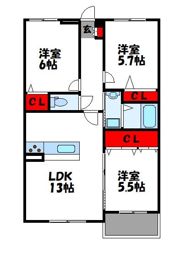 ロイズ・センターマーク原町駅前の間取り画像