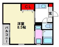 サンヴァイオレットII番館の間取り画像