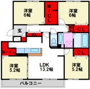 エディーハウスIIの間取り画像