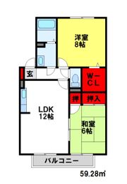 フェリーチェ西都の間取り画像