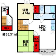 ハイムトキナ壱番館の間取り画像