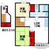ハイムトキナ壱番館の間取り画像