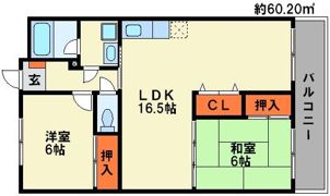 レジデンス一の谷の間取り画像