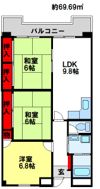 アスパ都府楼の間取り画像